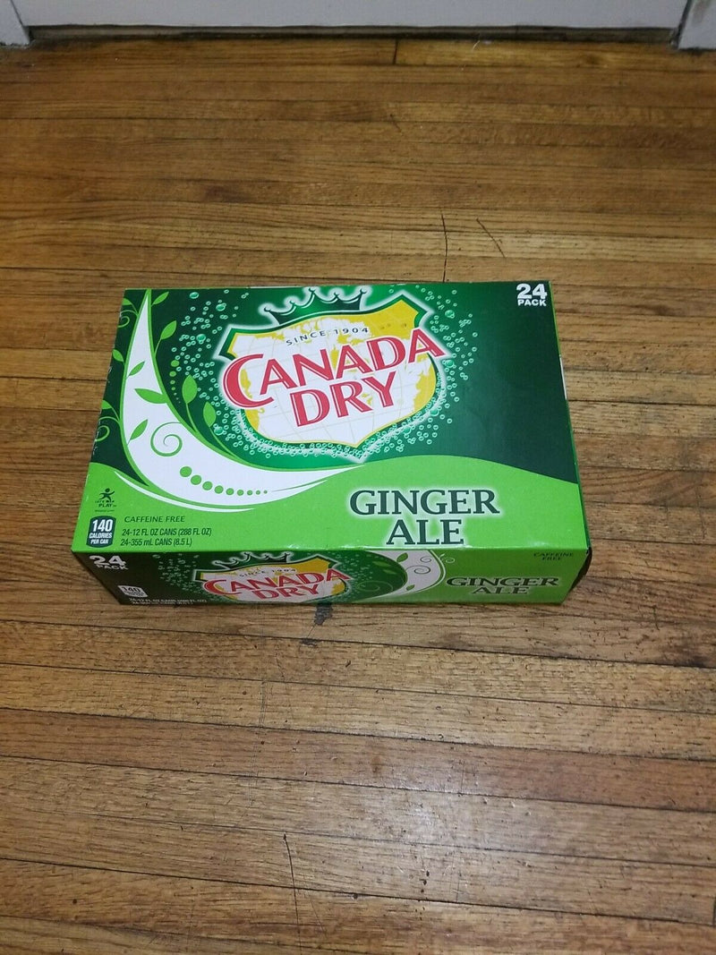 Canada Dry Ginger Ale Cans, 24 Count, 12 Fl oz