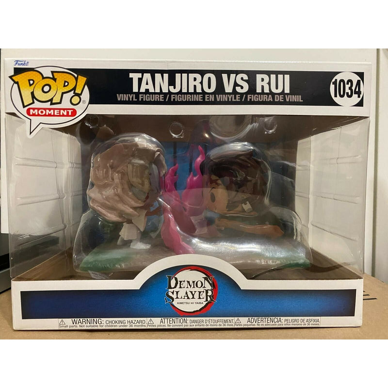 Funko Pop Demon Slayer Moment : Tanjior VS Rui