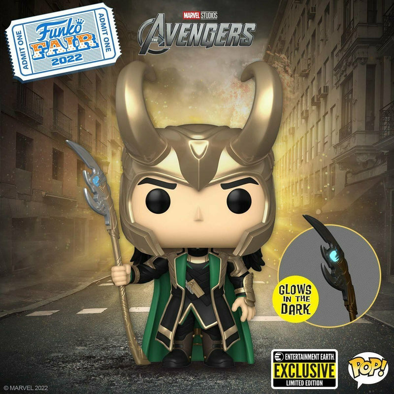 Funko Pop! Avengers Loki With Scepter