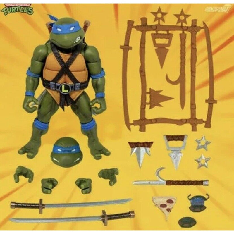 Super7 Teenage Ultimates Wave 2 Leonardo 7 inch Action Figure - DEC198943