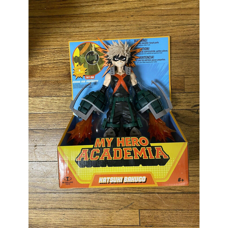 My Hero Academia Katsuki Bakugo 12" Figure MHA, McFarlane Toys (New) Light Sound