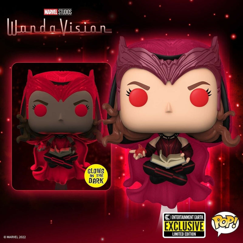 WandaVision Scarlet Witch Glow-in-the-Dark Pop! Vinyl Figure - IN STOCK