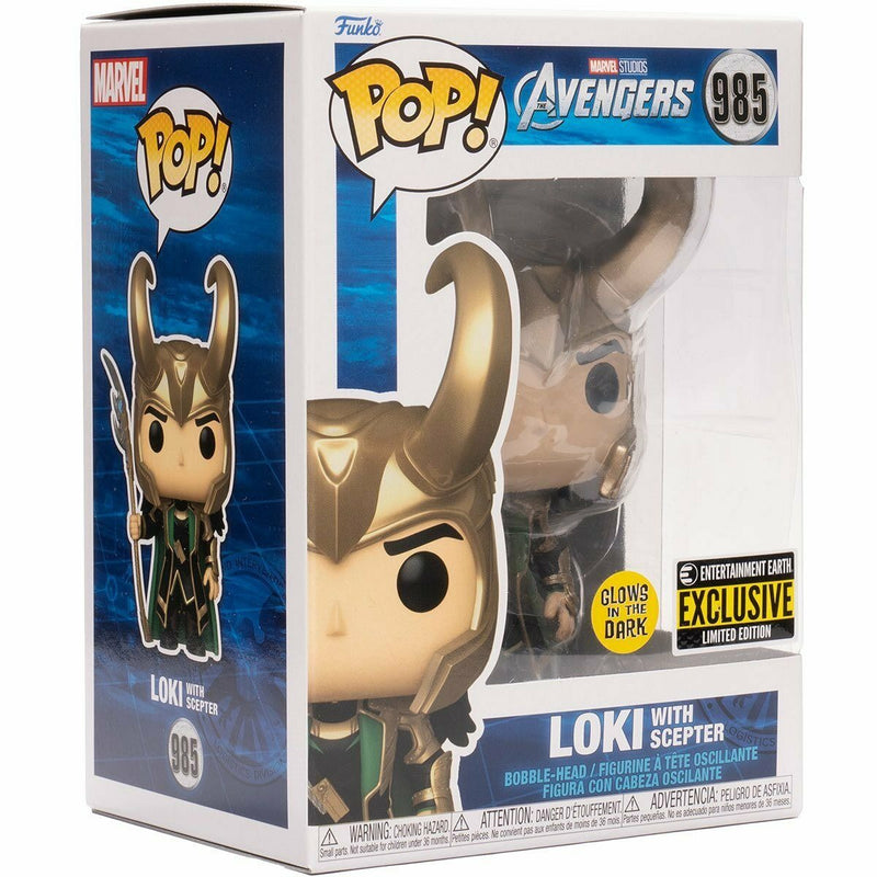 Funko Pop! Avengers Loki With Scepter